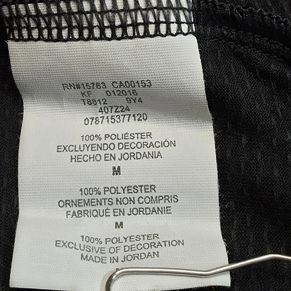 Champion Performance Vapor Shirt Black Mens Medium Short Sleeve Athletic - Picture 4 of 6